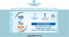 Desktop Screenshot of ittaindia.org